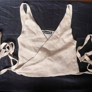 SHEIN Wrap Crop Top
